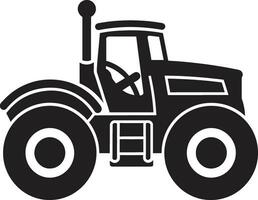 Landwirtschaft Maschinen Vektor Logo Traktor Symbol mit fein Einzelheiten