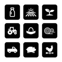 Landwirtschaft Symbole - - Clever Serie Lager Illustration vektor