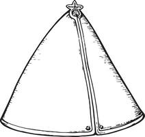 prästens hatt illustration vektor