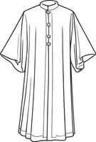 prästens kaftan illustration vektor