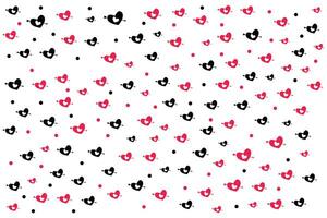 Valentinstag Muster mit Liebe Herz Star Kritzeleien zum drucken Medien und Karten vektor