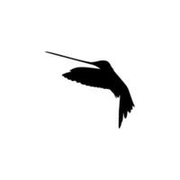 fliegend Kolibri Silhouette, können verwenden Kunst Illustration, Webseite, Logo Gramm, Piktogramm oder Grafik Design Element. Vektor Illustration