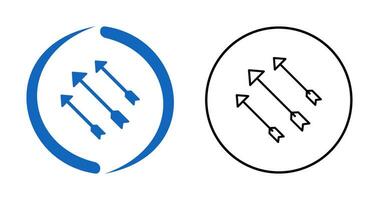 Einzigartiges Pfeil-Vektorsymbol vektor