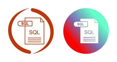 SQL-Vektorsymbol vektor