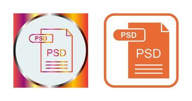 PSD-Vektorsymbol vektor