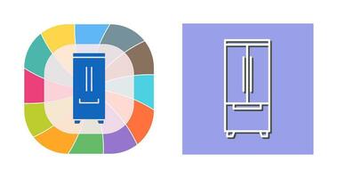 Kühlschrank-Vektor-Symbol vektor