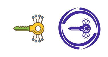 Schlüsselcode-Vektorsymbol vektor