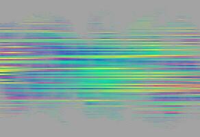 Vektor abstrakt Hintergrund mit linear Halbton Grunge mehrfarbig Lineart. glühend hell Neon- farbig Nebel. futuristisch kreativ Panne Hintergrund.