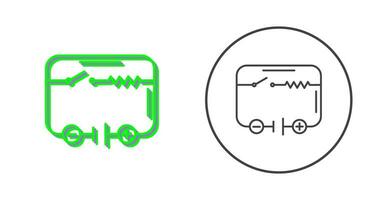Vektorsymbol für Stromkreise vektor