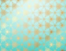 abstrakt Gold und Blau Türkis texturiert Muster mit Kaleidoskop Wirkung. symmetrisch geometrisch Ornament zum Digital Papier, Hintergrund Hintergrund Design, andere druckbar Startseite vektor