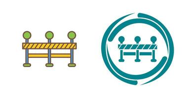 Vektorsymbol für Straßensperren vektor