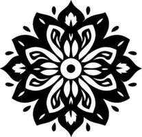 mandala, minimalistisch und einfach Silhouette - - Vektor Illustration