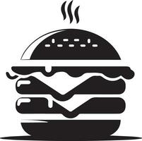 burger vektor silhuett illustration 12