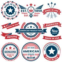 Amerika Vector etikett för banner