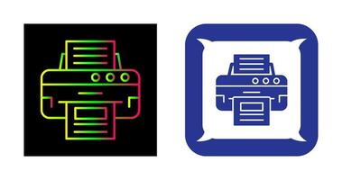 Druckervektorsymbol vektor