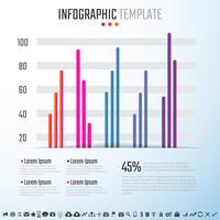 Infografiken-Designvorlage vektor