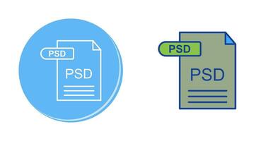 PSD-Vektorsymbol vektor