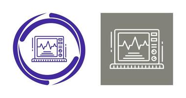 Ekg-Monitor-Vektorsymbol vektor