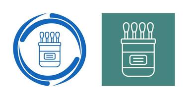 Vektorsymbol für Wattestäbchen vektor