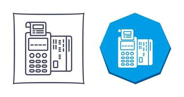 pos-Terminal-Vektorsymbol vektor