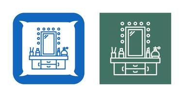Schminktisch-Vektorsymbol vektor