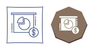 Kreisdiagramm-Vektorsymbol vektor