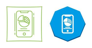 cirkeldiagram vektor ikon