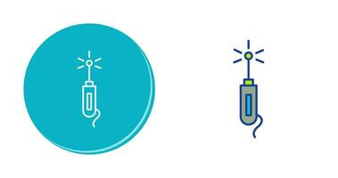 Laserstift-Vektorsymbol vektor