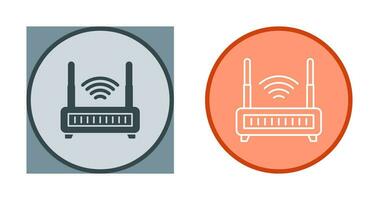 WLAN-Router-Vektorsymbol vektor