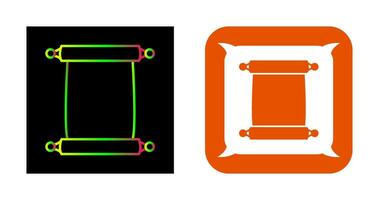 Rolle des Papiervektorsymbols vektor