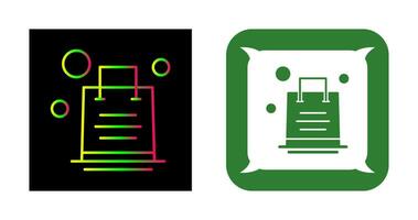 shoppingväska vektor ikon