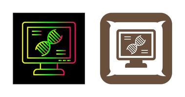 DNA-Testvektorsymbol vektor