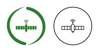 einzigartiges Satellitenvektorsymbol vektor