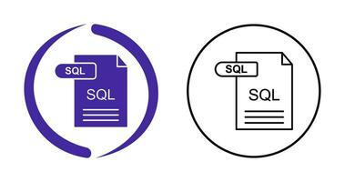 SQL-Vektorsymbol vektor