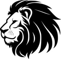 Löwe, schwarz und Weiß Vektor Illustration