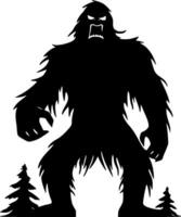 Bigfoot - - minimalistisch und eben Logo - - Vektor Illustration