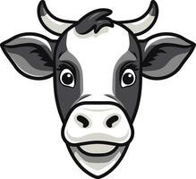 Molkerei Kuh schwarz Vektor Logo zum Beförderung schwarz Molkerei Kuh Logo Vektor zum Beförderung