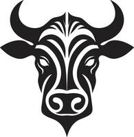 svart mejeri ko logotyp vektor för hemsida vektor mejeri ko logotyp svart för hemsida