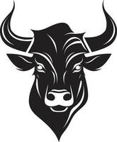 Vektor Molkerei Kuh Logo schwarz zum kreativ Molkerei Kuh Logo Symbol schwarz Vektor zum Designer