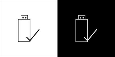 sicher entfernen Hardware- Symbol Design vektor