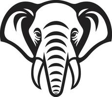 elegant elefant logotyp design en modern ta på en klassisk ikon djärv elefant logotyp en kraftfull symbol för din varumärke vektor