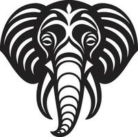 Elefant Logo mit Grunge Textur ein verrostet und Jahrgang Design Elefant Logo mit Aquarell Textur ein Sanft und künstlerisch Design vektor