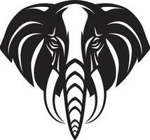 Elefant Logo mit metallisch Farbe ein luxuriös und anspruchsvoll Design Elefant Logo mit Grunge Textur ein verrostet und Jahrgang Design vektor