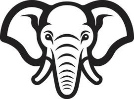 Elefant Vektor Logo Symbol zum ein sozial verantwortlich Marke Elefant Vektor Logo Symbol zum ein ökologisch freundlich Marke