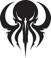 Floh Logo das winzig Terror Floh Logo das Beißer gebissen vektor