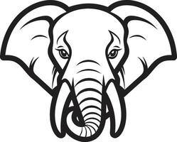 elefant logotyp för företag en professionell och trovärdig design elefant logotyp för varumärke en minnesvärd och distinkt design vektor