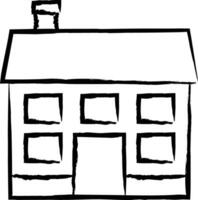 Haus Hand gezeichnet Vektor Illustration