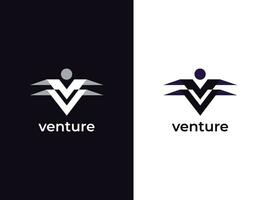 de nexus v brev logotyp är ett attraktiv logotyp. några företag eller företag kan använda sig av detta logotyp som en varumärke förbi tillsats de v till dess namn. vektor