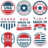 Amerika-Vektor-Label für Banner