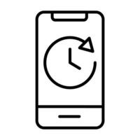 E-Commerce Lieferung Zeit Symbol Vektor Illustration Design. können Sein benutzt zum Webseite Symbole, ui und Handy, Mobiltelefon Apps